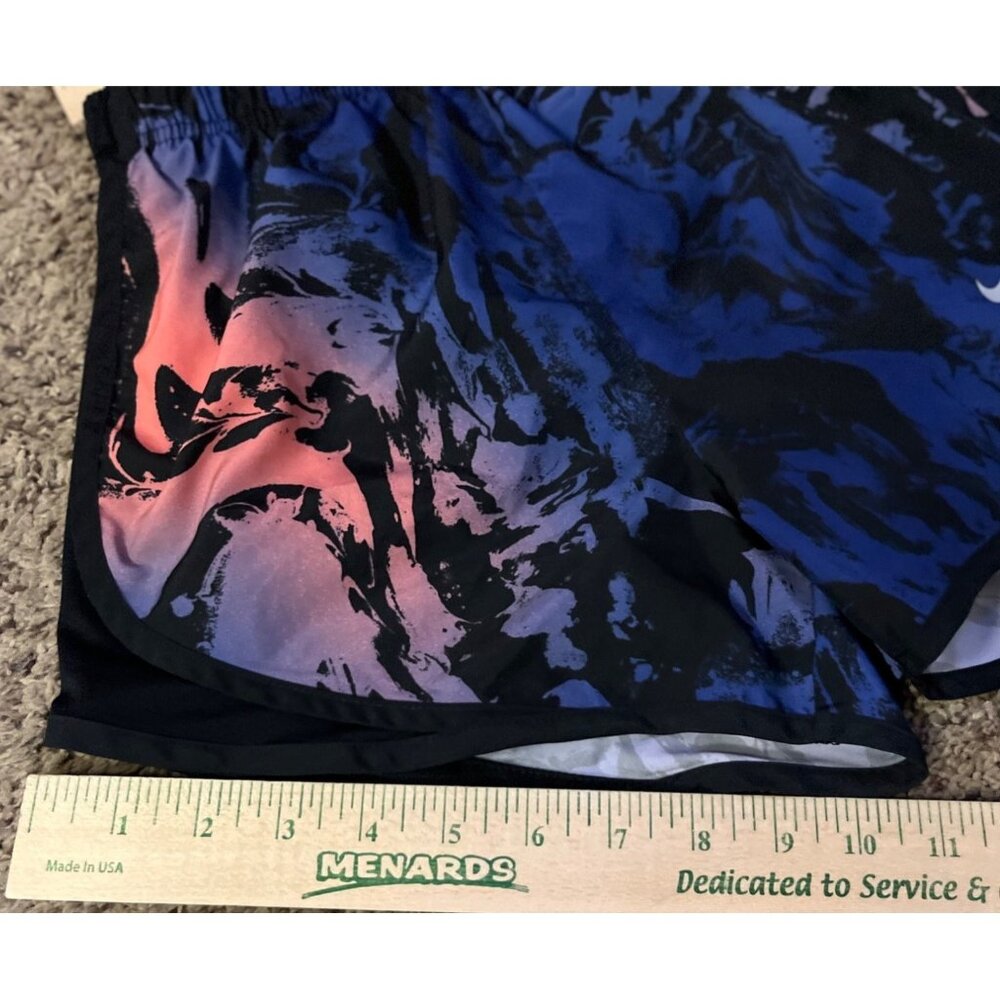 Nike Womens Printed Athletic Running Shorts XS Multicolor With Drawstring - Picture 11 of 14